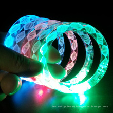 светодиодные трубки браслет цветов изменяя свет